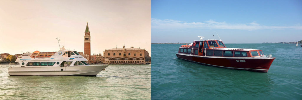Boat trips in Venice Italy